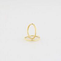 9CT Gold Hollow Sleepers