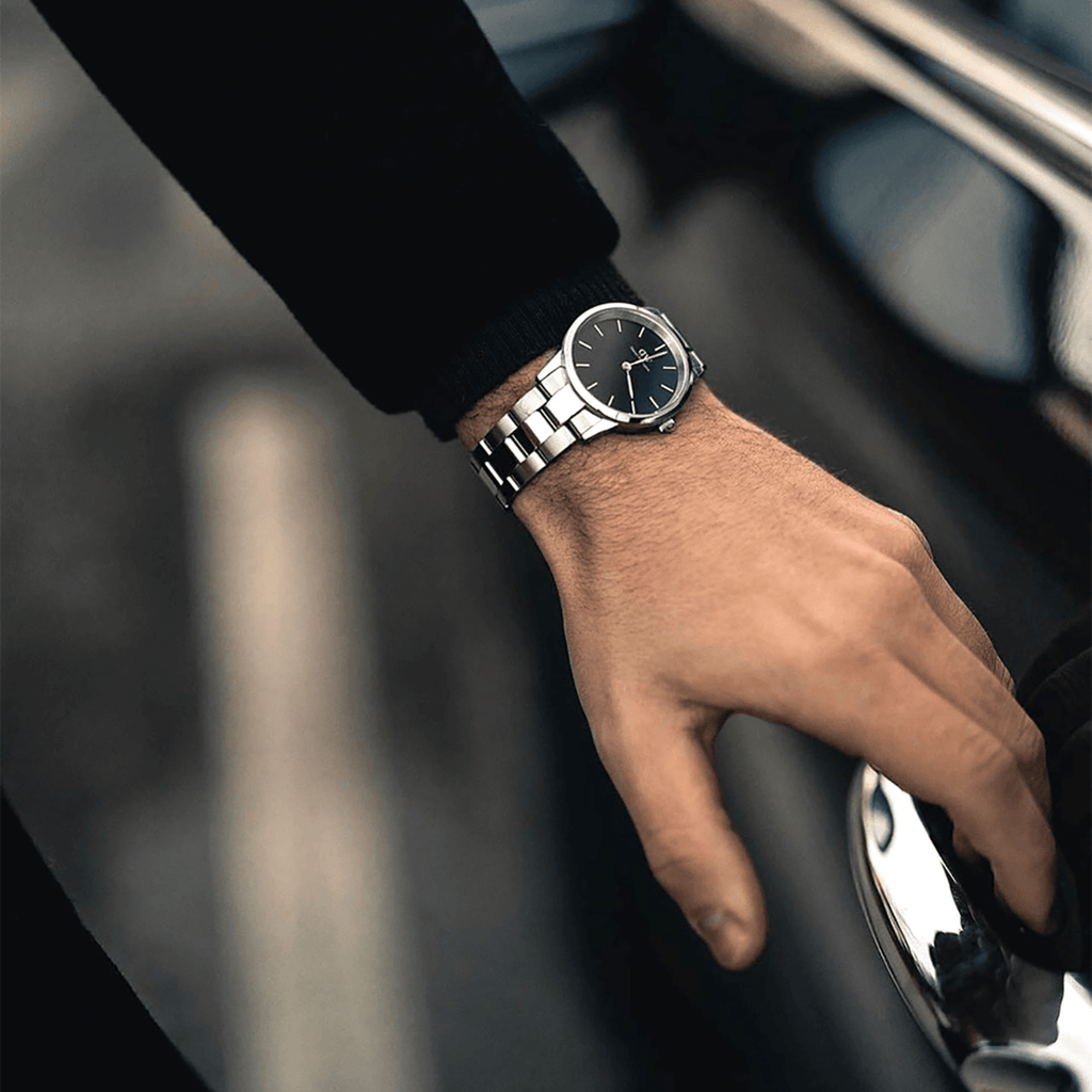 Daniel Wellington Iconic Link Silver Black