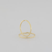 9CT Gold Hollow Sleepers
