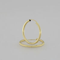 9CT Gold Hollow Sleepers