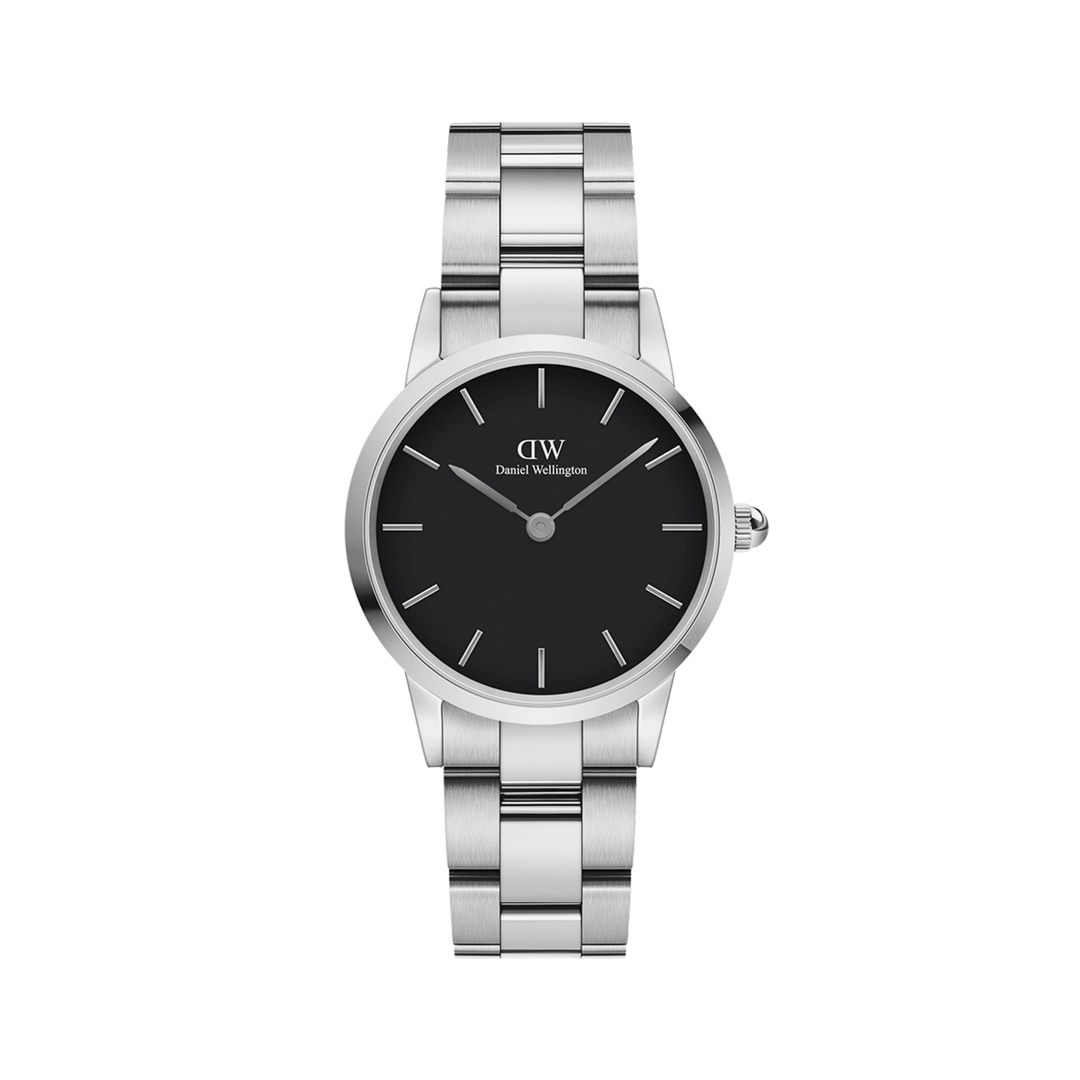 Daniel Wellington Iconic Link Silver Black 28mm