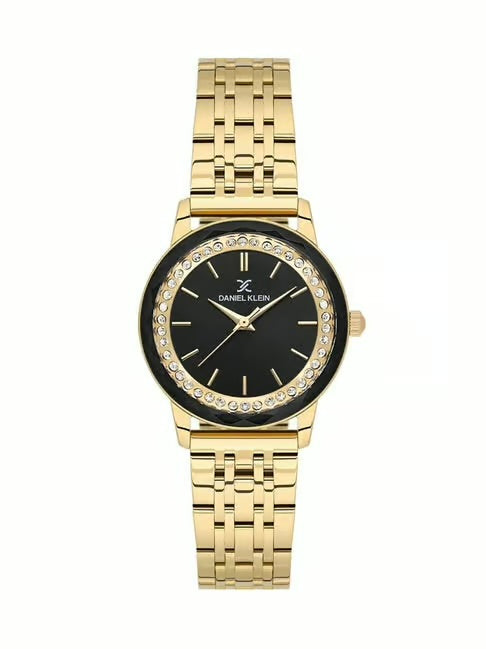 Daniel Klein ladies black and gold