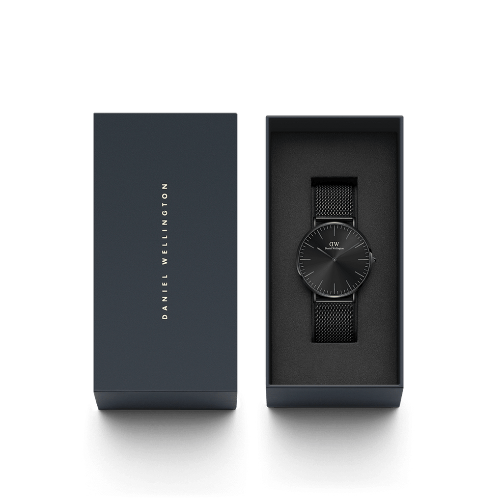 Daniel Wellington Classic Mesh Onyx Black