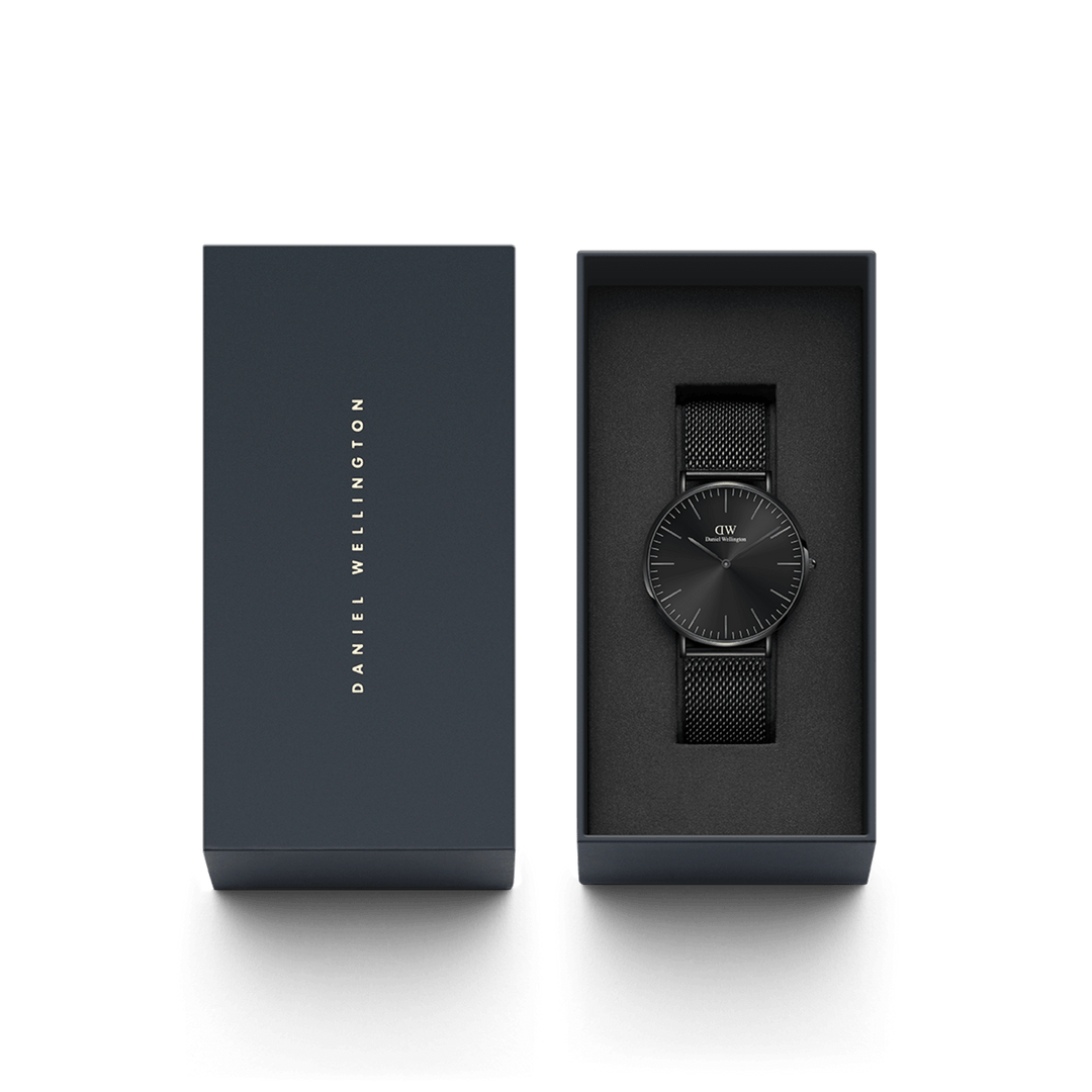 Daniel Wellington Classic Mesh Onyx Black