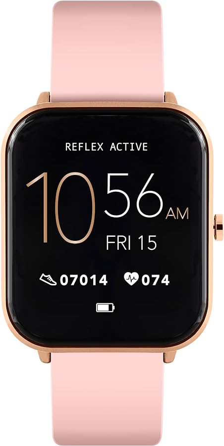Reflex active light pink series 15 smart calling watch