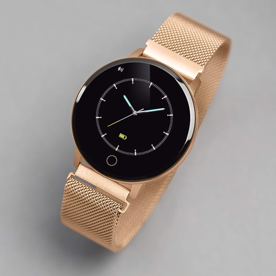 Reflex Active Unisex Rosegold Mesh Smart Watch