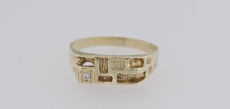 9CT Gold Small Picasso Ring