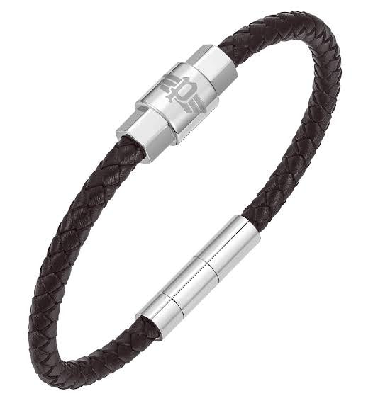 Police leather bracelet