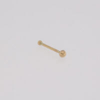 9CT GOLD BALL NOSE STUD