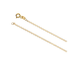 9CT Gold Open Link Chain 45cm