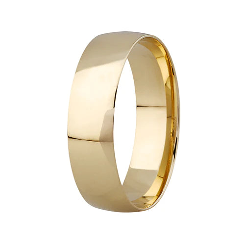 9CT Gold 6mm Wedding Band