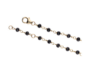 9ct Gold Black Spinel Bracelet