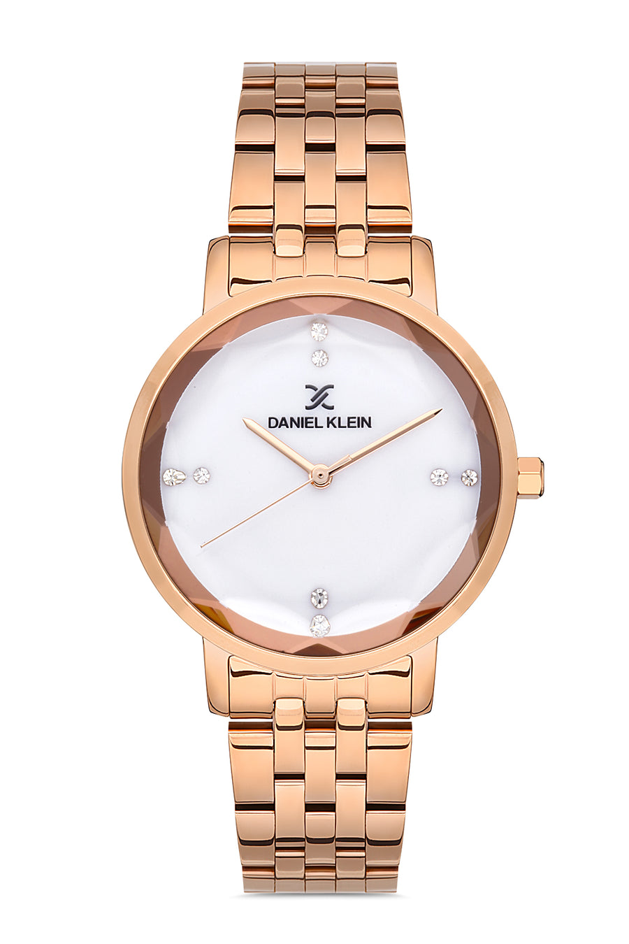 Daniel Klein Rosegold Ladies Facet Face Watch