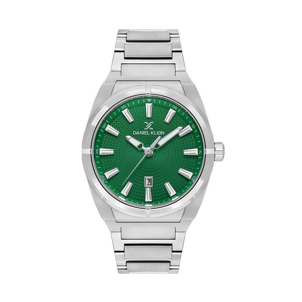 Daniel Klein Premium Green Dial Sunray 3 Hands Watch
