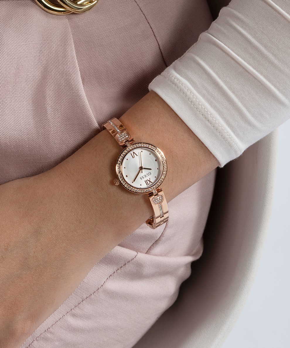 Guess Ladies Love Struck Rosegold Watch