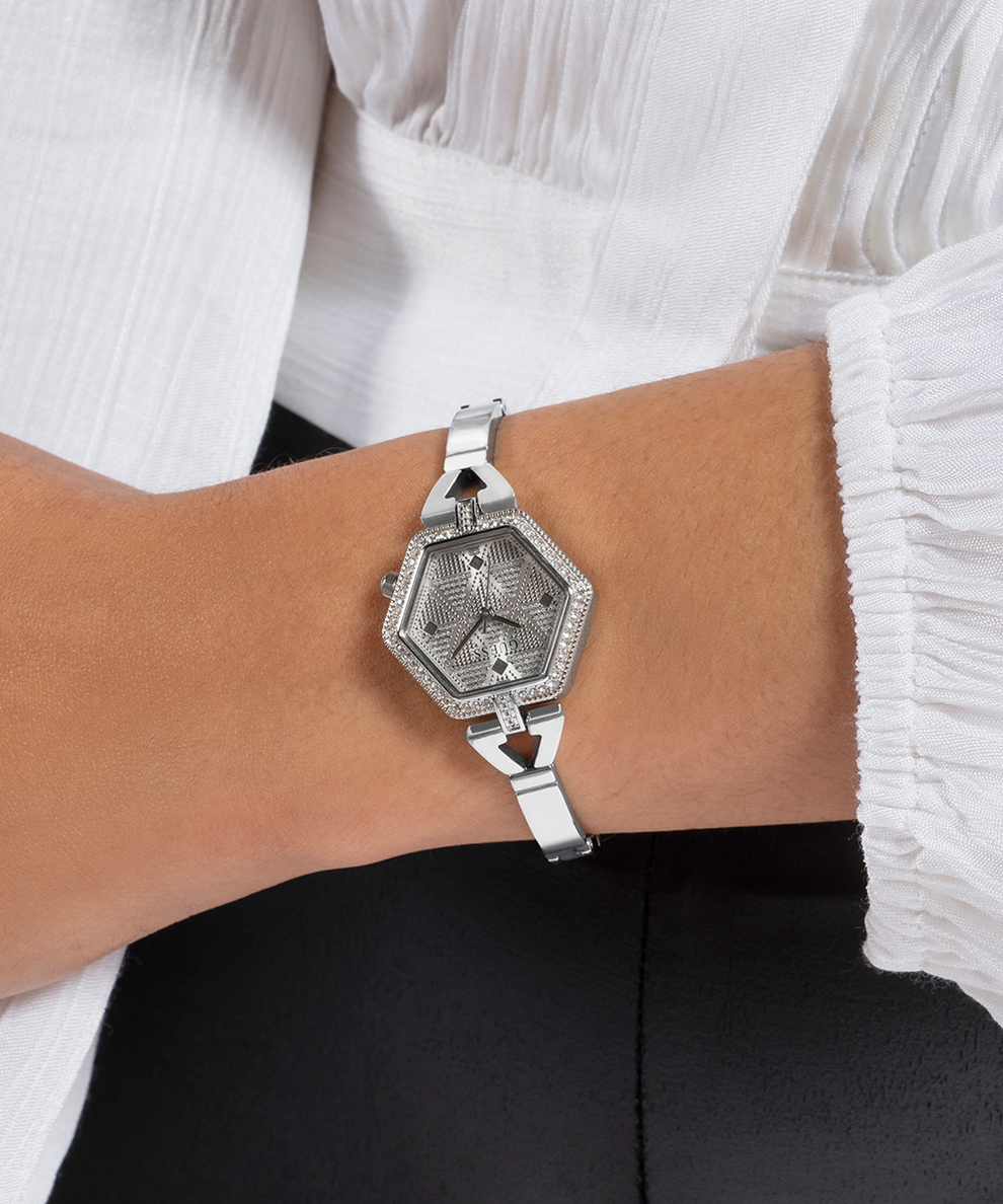 Guess Audrey Silver Ladies Watch