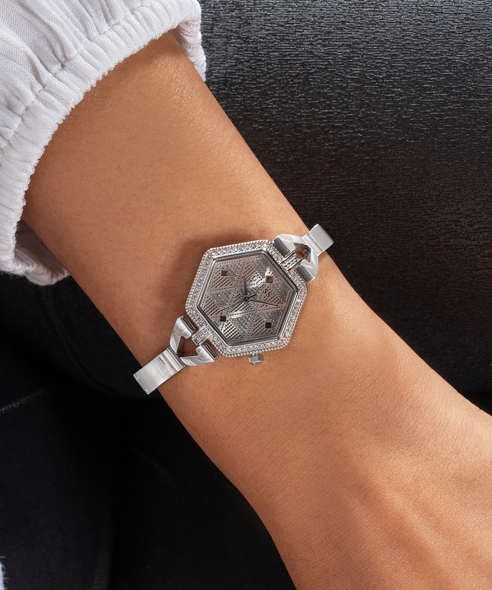 Guess Audrey Silver Ladies Watch