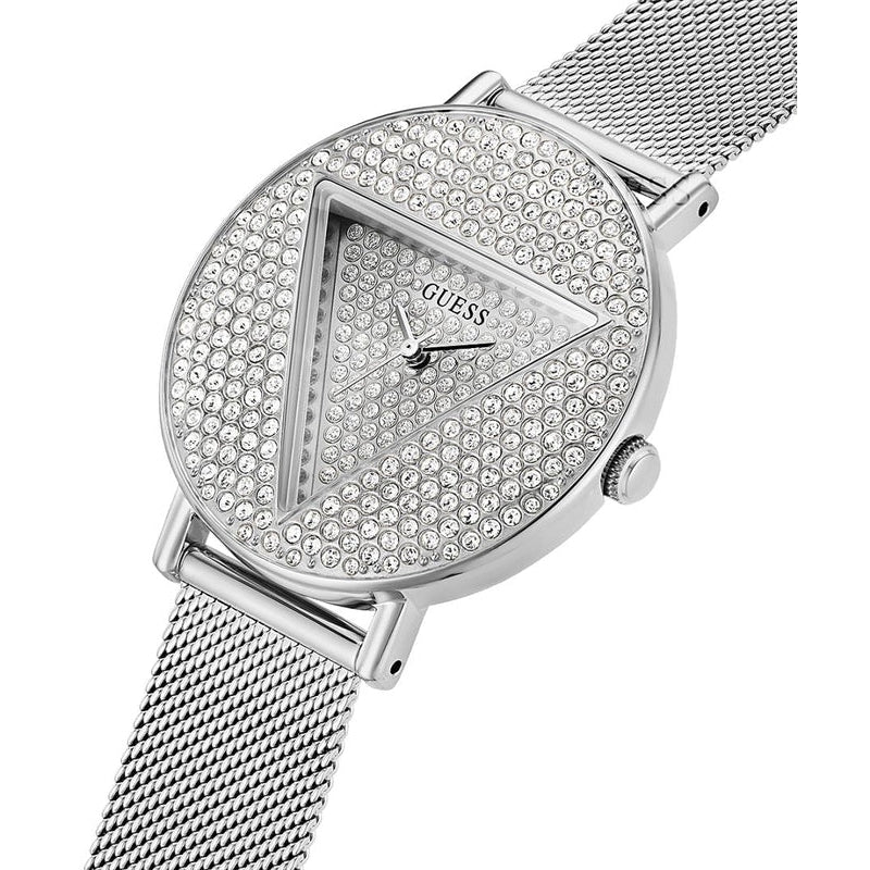 Guess  Iconic Silver Ladies Watch
