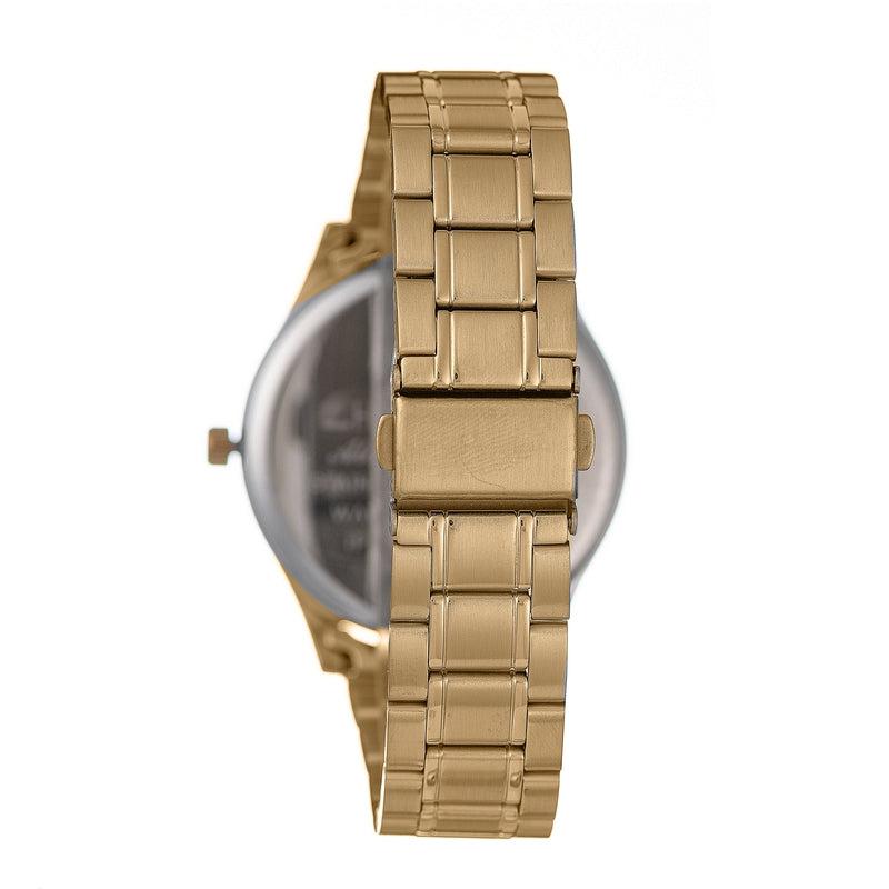 Hallmark Gents Gold Watch with Gold Dial and Numerals