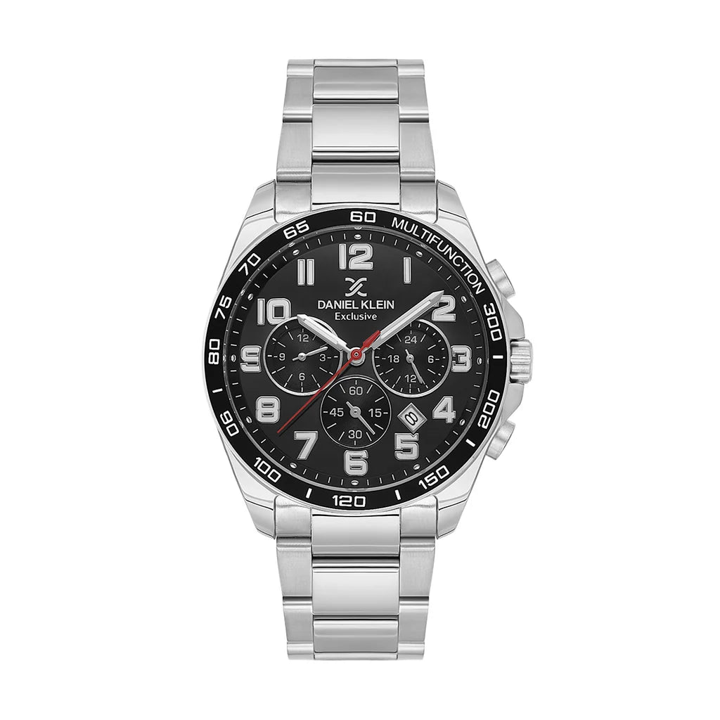 Daniel Klein gents chronograph gun metal