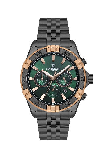 Daniel Klein Gents Black x Green chrono