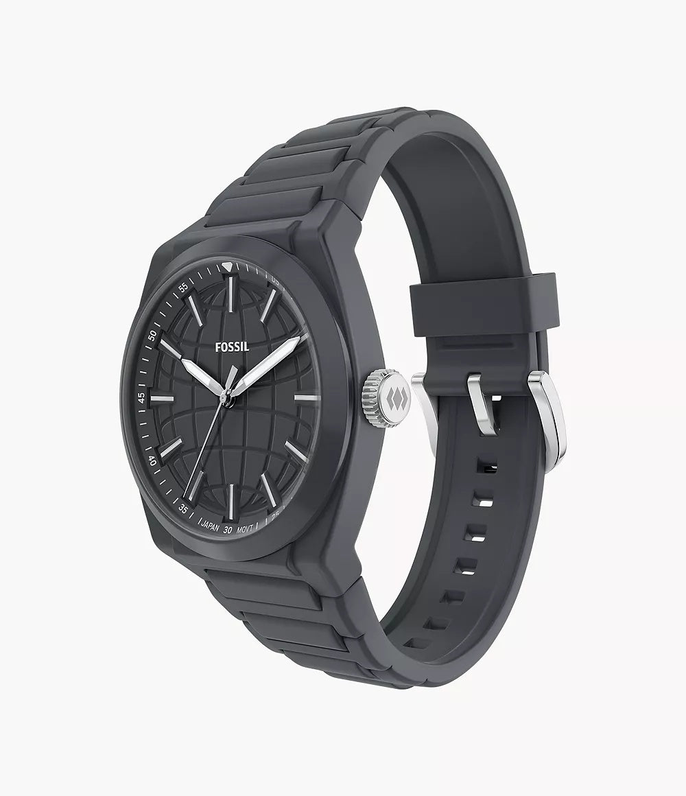 Fossil Everett grey silicone