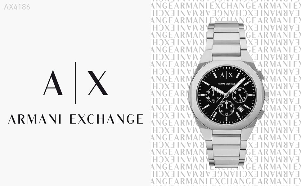 Armani Exchange Rafael silver