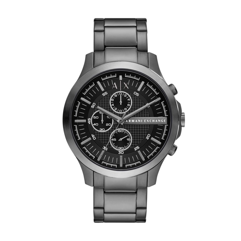 Armani exchange gunmetal chronograph