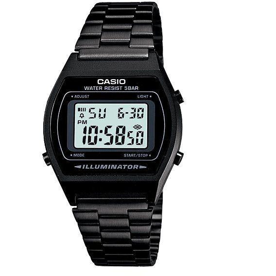Casio retro illuminator black ion