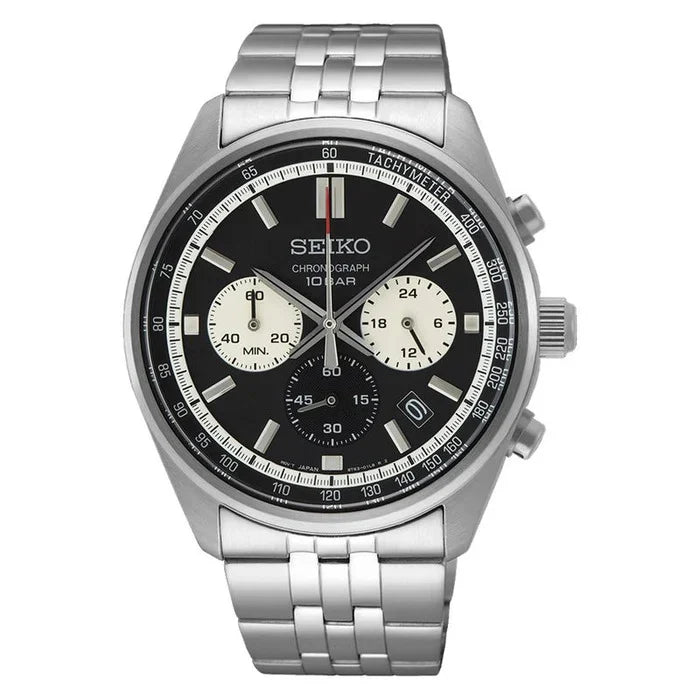 Seiko gents black dial chronograph