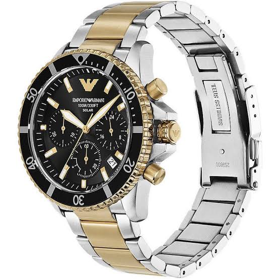 Emporio Armani sport 2 tone divers solar