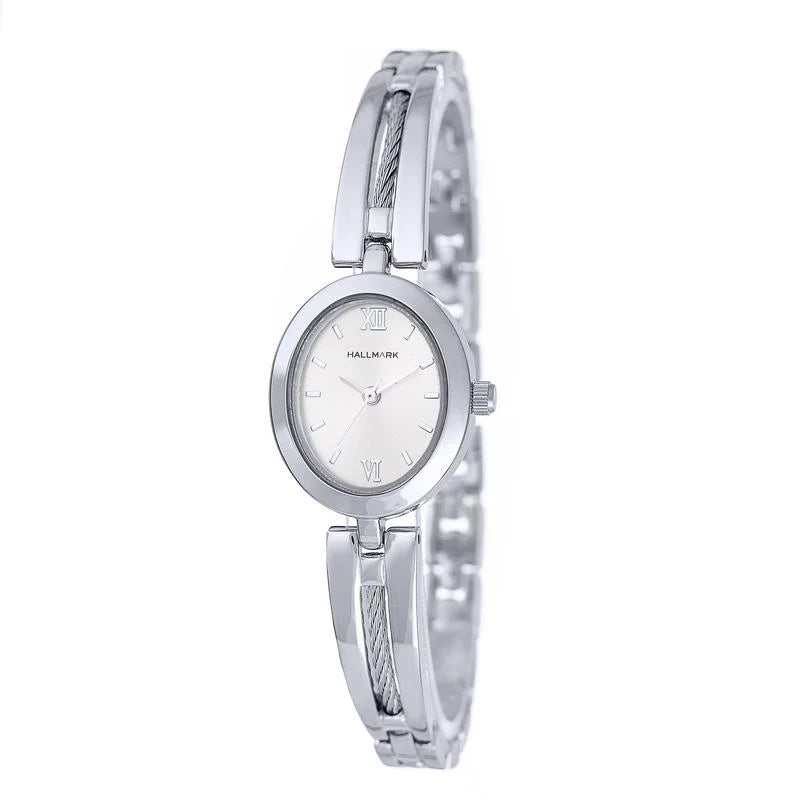 Hallmark ladies silver bangle design
