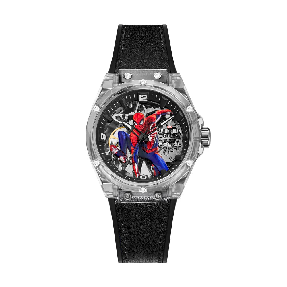 Police spider man limited edition automatic hudraulic dial