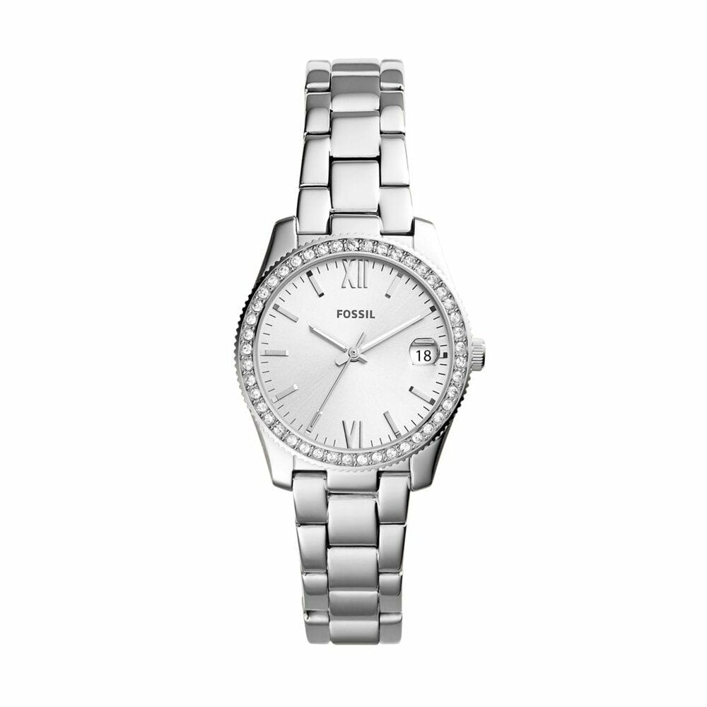Fossil scarlet silver