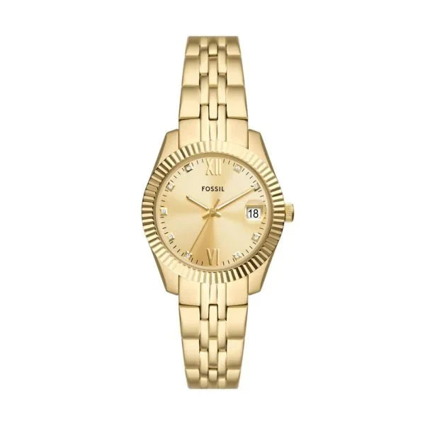 Fossil Scarlette gold ladies watch