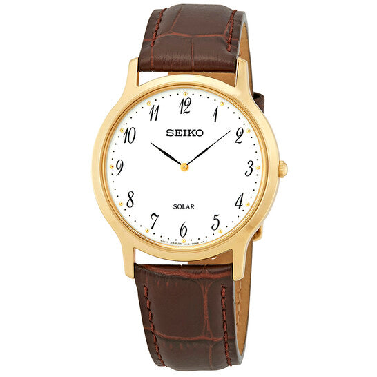 Seiko solar leather