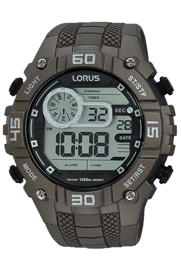 Lorus Mens Grey Analog Watch
