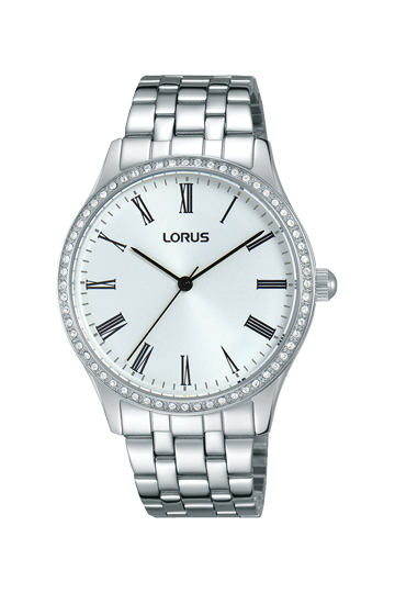 Lorus Ladies Analog Watch Crystal Bezel