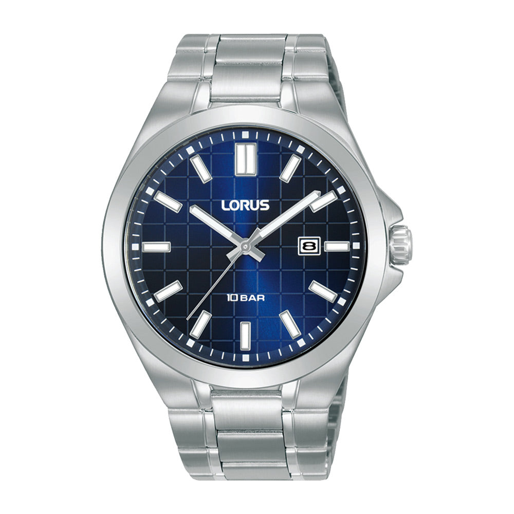 Lorus Mens Analog Blue Dial
