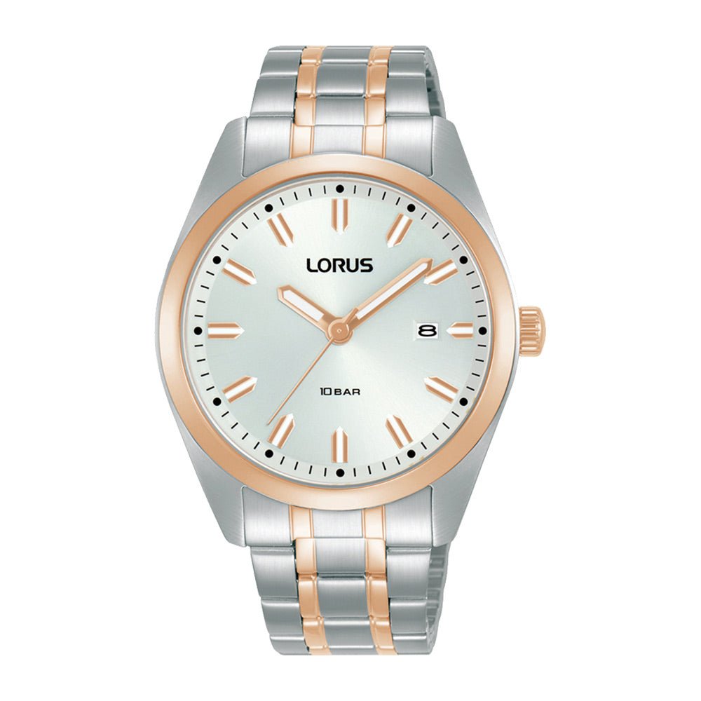 Lorus Mens Two Tone Analog Watch
