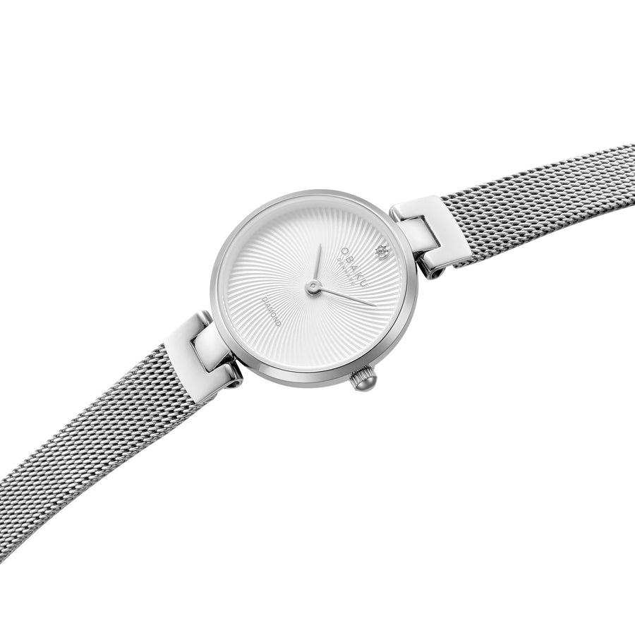 Obaku Diamant Petite Silver