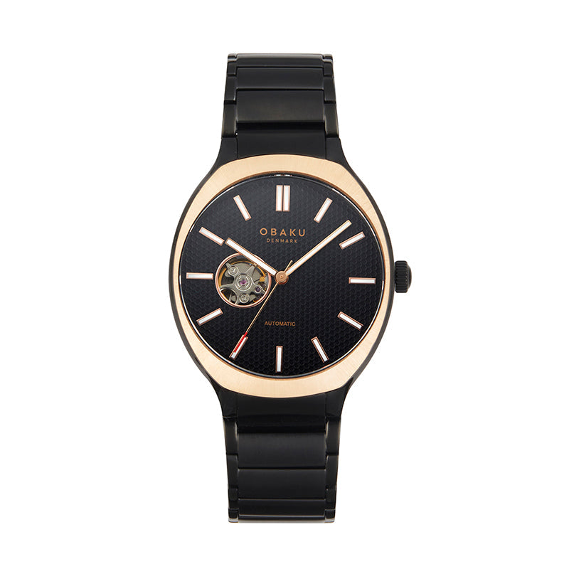 Obaku Stryke Ink Automatic Watch