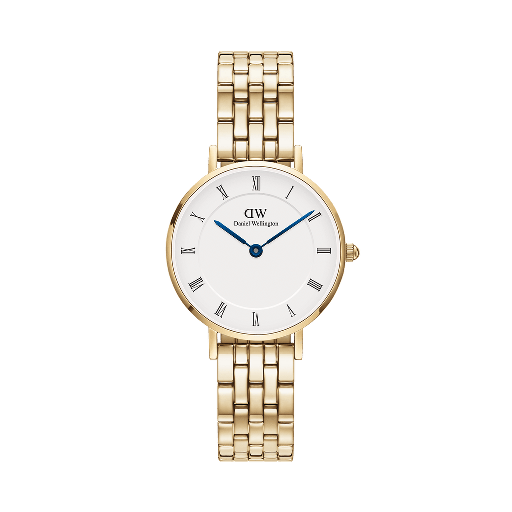 Daniel Wellington Petite Roman 5 Link Gold