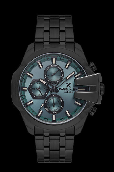 Daniel Klein Exclusive Black Multi Dial Marine Face