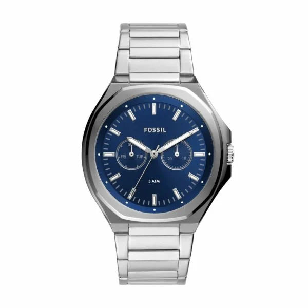 Fossil Men's Evanston Multifunction Stainless Steel Watch