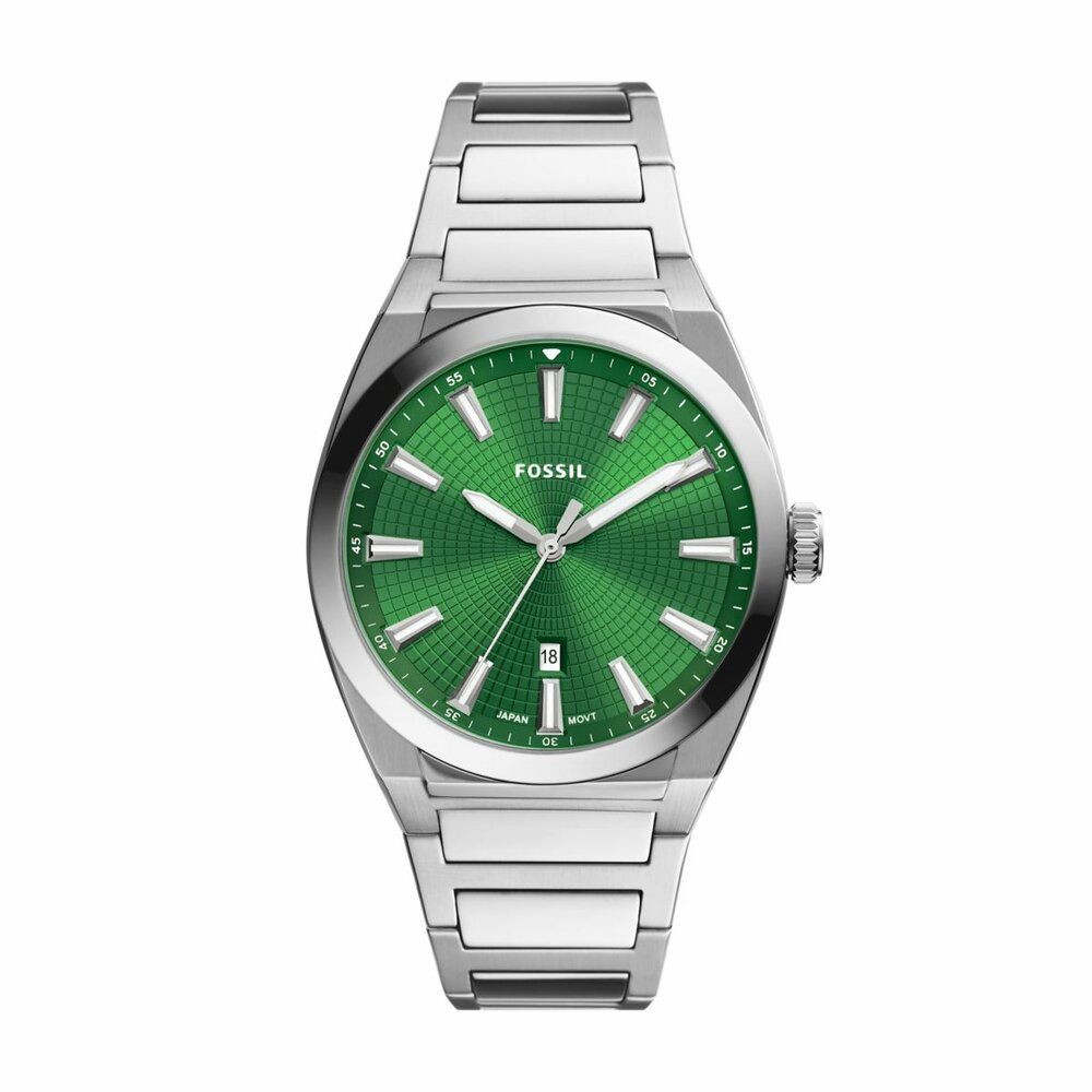 Fossil Men's Everett Three-Hand Date Stainless Steel Watch