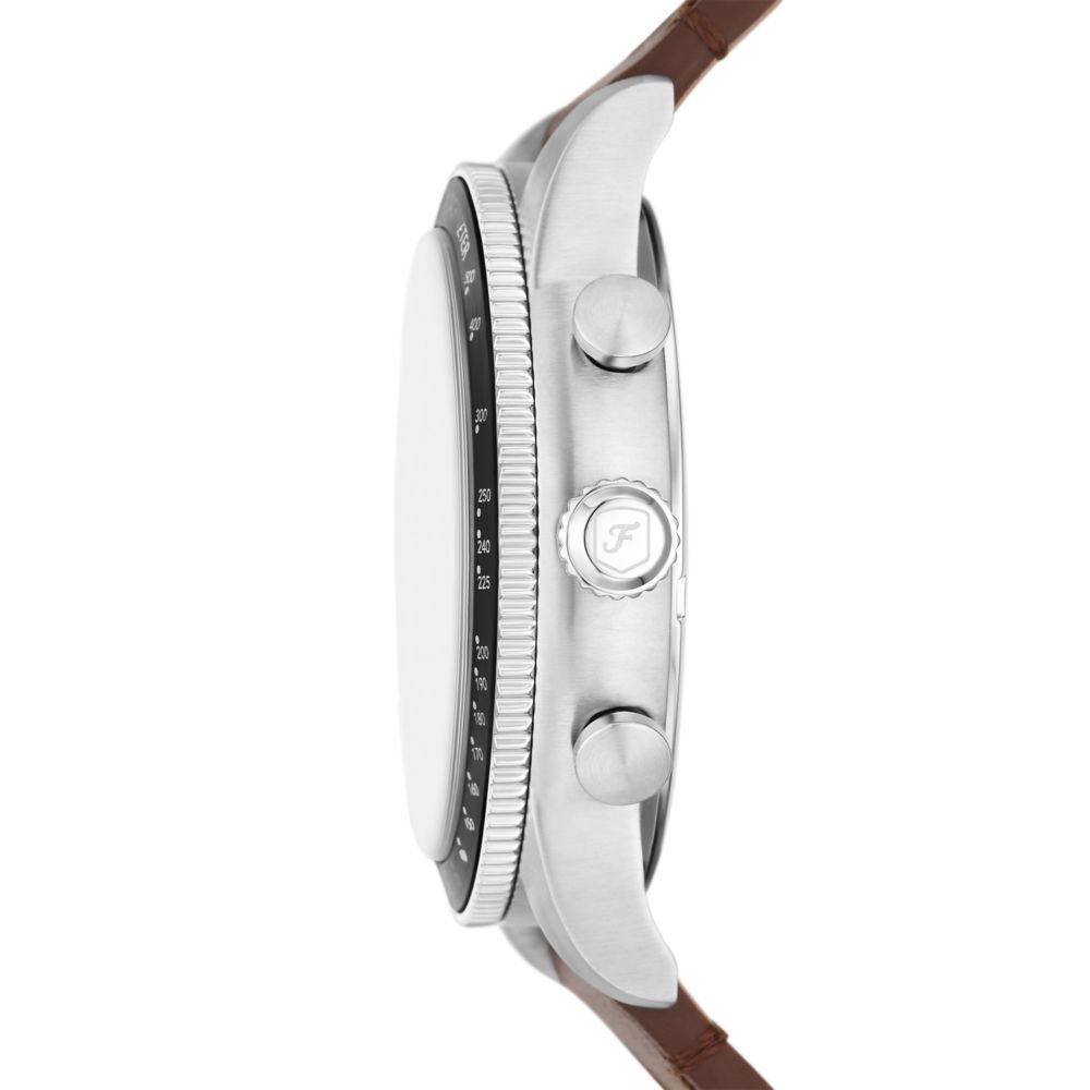 Fossil Sport Tourer Chronograph Brown LiteHide™ Leather Watch