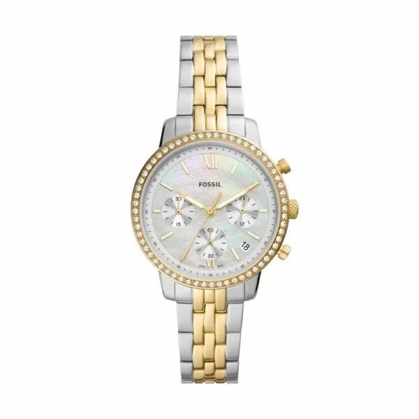 Fossil Women Neutra Chronograph Two-Tone Stainless Steel Watch