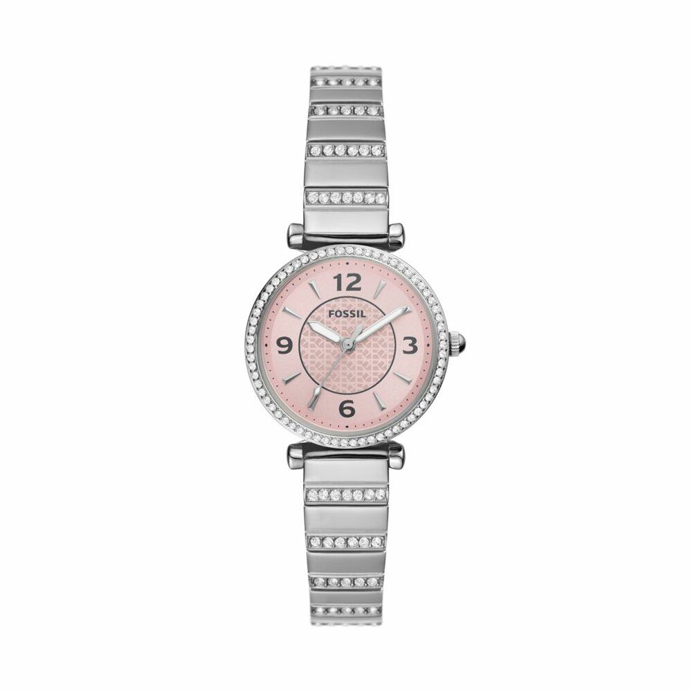 Fossil Women's Carlie Three-Hand, Stainless Steel Watch