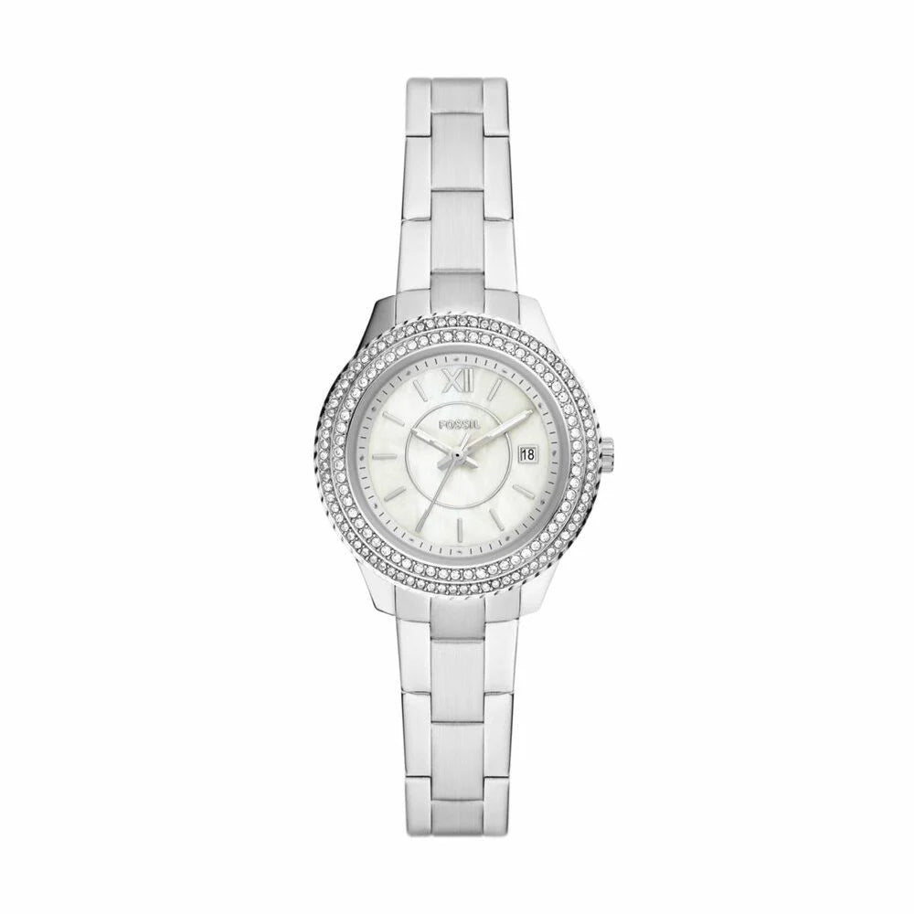 Fossil Women's Stella Three-Hand Date Stainless Steel Watch 30mm